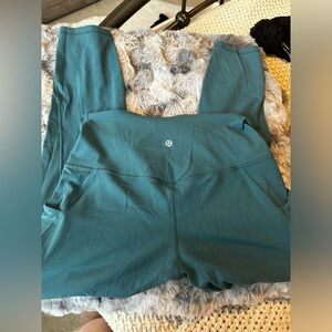 Lululemon Align High rise Pants w/ Pockets 25”-Green Jasper - Size 10